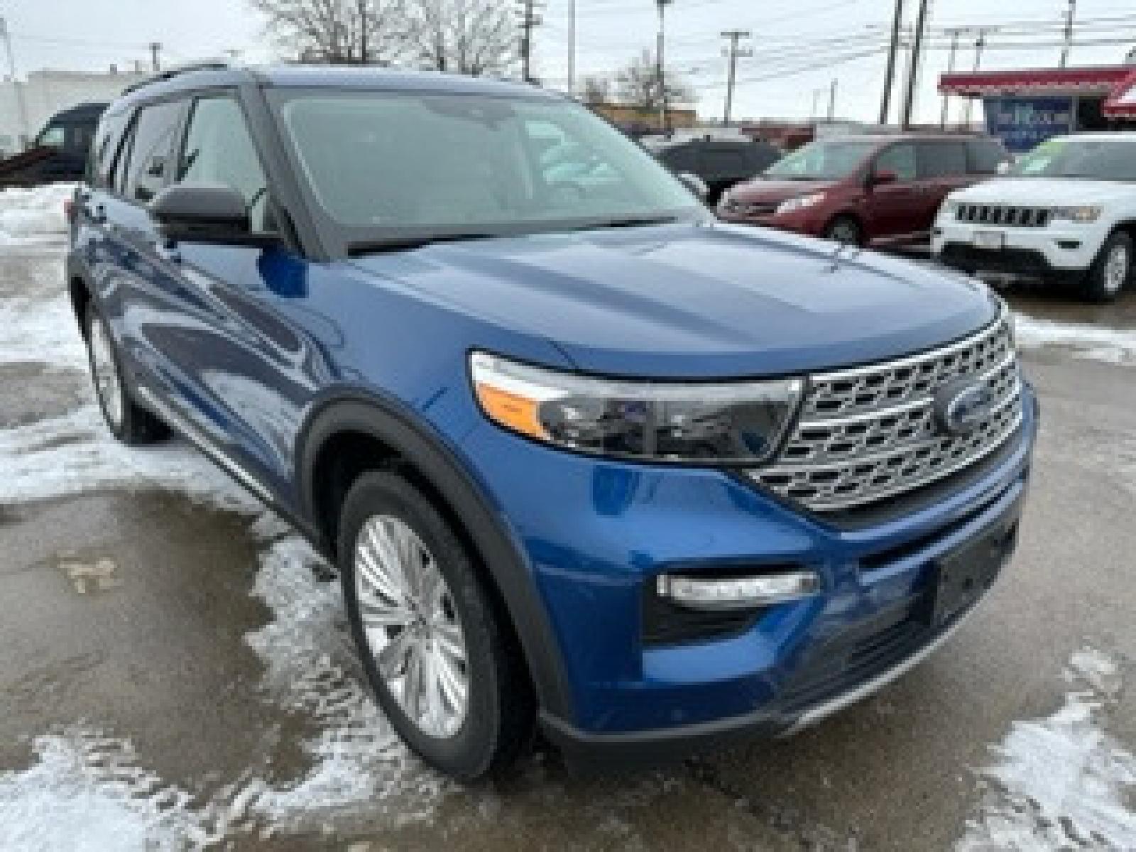 2020 BLUE Ford Explorer Hybrid Limited AWD (1FM5K8FW0LG) with an 3.3L V6 DOHC 24V HYBRID engine, 10A transmission, located at 3200 1st Avenue North, Billings, MT, 59101, (406) 245-9055, 45.779270, -108.510742 - Absolutely Gorgeous Hybrid Luxury Limited AWD SUV. Low Mileage, Power Leather Heated and Cooled Seats, Power Windows, Power Door Locks, Driver Alert System, Alloy Wheels, Roof Rack, Keyless Remote Entry, Active Cruise Control, Tilt Steering Column, 3rd Row Seating, Only 21,200 Miles and Much More! - Photo #2
