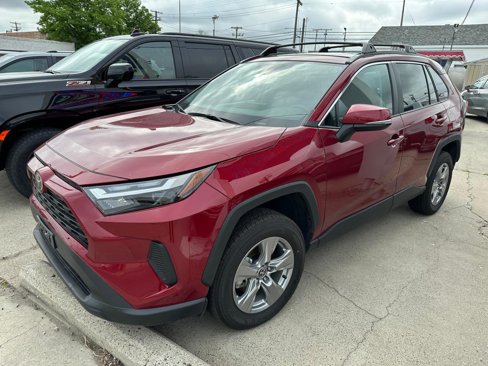 2022 Red Toyota RAV4 XLE AWD (2T3P1RFV6NW) with an 2.5L L4 DOHC 16V engine, 8A transmission, located at 3200 1st Avenue North, Billings, MT, 59101, (406) 245-9055, 45.779270, -108.510742 - One of Our All Wheel Drive SUVs Available for Rent. XLE Package, Power Moonroof, Power Seat, Tilt Steering, Power Windows and Door Locks. All the Whistles and Bells. Auto Brokers of Montana/AA&A Auto Rental/Fox Car Rental Billings - Photo #0