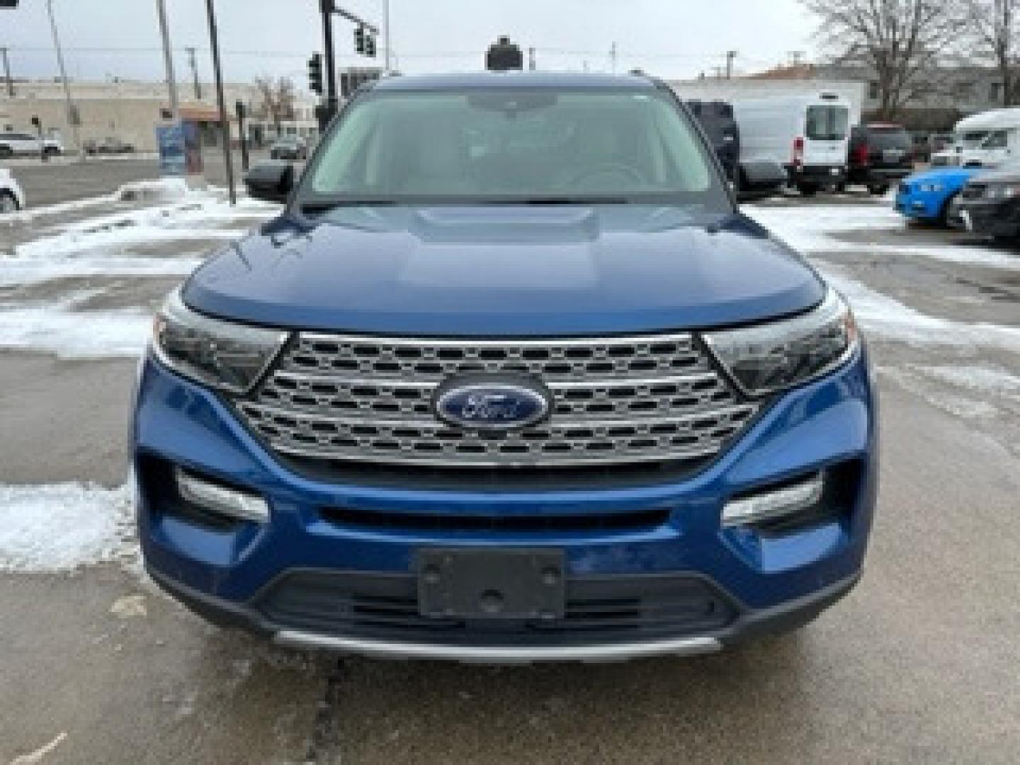 2020 BLUE Ford Explorer Hybrid Limited AWD (1FM5K8FW0LG) with an 3.3L V6 DOHC 24V HYBRID engine, 10A transmission, located at 3200 1st Avenue North, Billings, MT, 59101, (406) 245-9055, 45.779270, -108.510742 - Absolutely Gorgeous Hybrid Luxury Limited AWD SUV. Low Mileage, Power Leather Heated and Cooled Seats, Power Windows, Power Door Locks, Driver Alert System, Alloy Wheels, Roof Rack, Keyless Remote Entry, Active Cruise Control, Tilt Steering Column, 3rd Row Seating, Only 23,000 Miles and Much More! - Photo#1