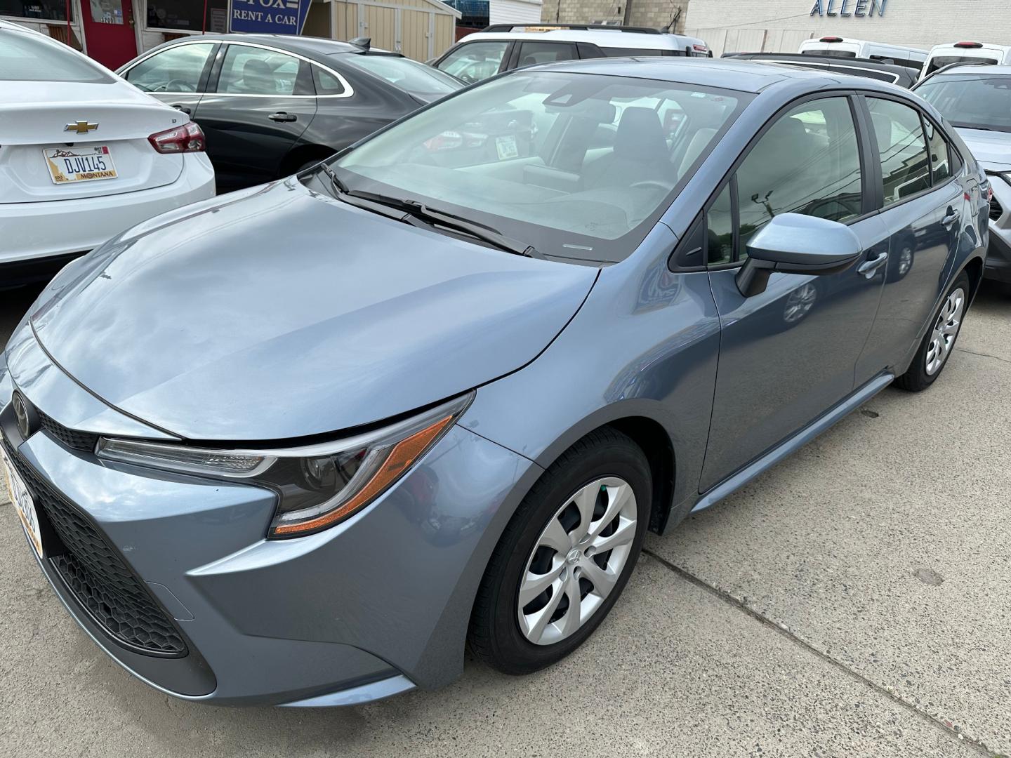 2022 BLUE Toyota Corolla LE (JTDEPMAE4N3) with an 1.8L L4 DOHC 16V engine, CVT transmission, located at 3200 1st Avenue North, Billings, MT, 59101, (406) 245-9055, 45.779270, -108.510742 - This is One of Our Midsize Vehicles Available for Rent. Power Windows, Power Door Locks, Remote Entry, Tilt Steering, Cruise Control, Air Conditioning, and Low Mileage. Auto Brokers of Montana/AA&A Auto Rental/Fox Car Rental Billings - Photo#0