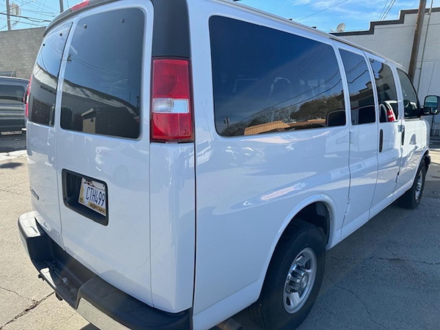 2019 White Chevrolet Express LT 2500 (1GAWGFFG2K1) with an 6.0L V8 OHV 16V FFV engine, 6A transmission, located at 3200 1st Avenue North, Billings, MT, 59101, (406) 245-9055, 45.779270, -108.510742 - This is One of Our Off-Lease 12 Passenger Vans Available for Sale. Tilt Steering, Cruise Control, Front & Rear Air Conditioning, Power Windows, Power Door Locks and Only 46,000 Miles. Auto Brokers of Montana/AA&A Auto Rental/Fox Car Rental Billings - Photo#4