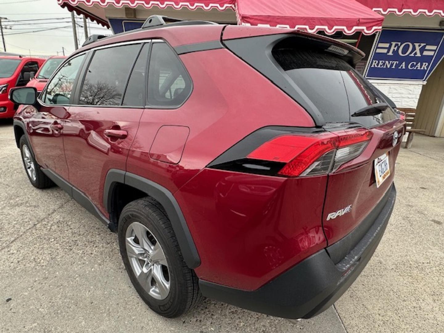 2022 Red /Gray Toyota RAV4 XLE AWD (2T3P1RFV6NW) with an 2.5L L4 DOHC 16V engine, 8A transmission, located at 3200 1st Avenue North, Billings, MT, 59101, (406) 245-9055, 45.779270, -108.510742 - One of Our All Wheel Drive SUVs Available for Rent or Purchase. XLE Package, Power Moonroof, Power Seat, Tilt Steering, Power Windows, Power Door Locks and Much More. All the Whistles and Bells. CarFax Dealer Auto Brokers of Montana/AA&A Auto Rental/Fox Car Rental Billings - Photo#5