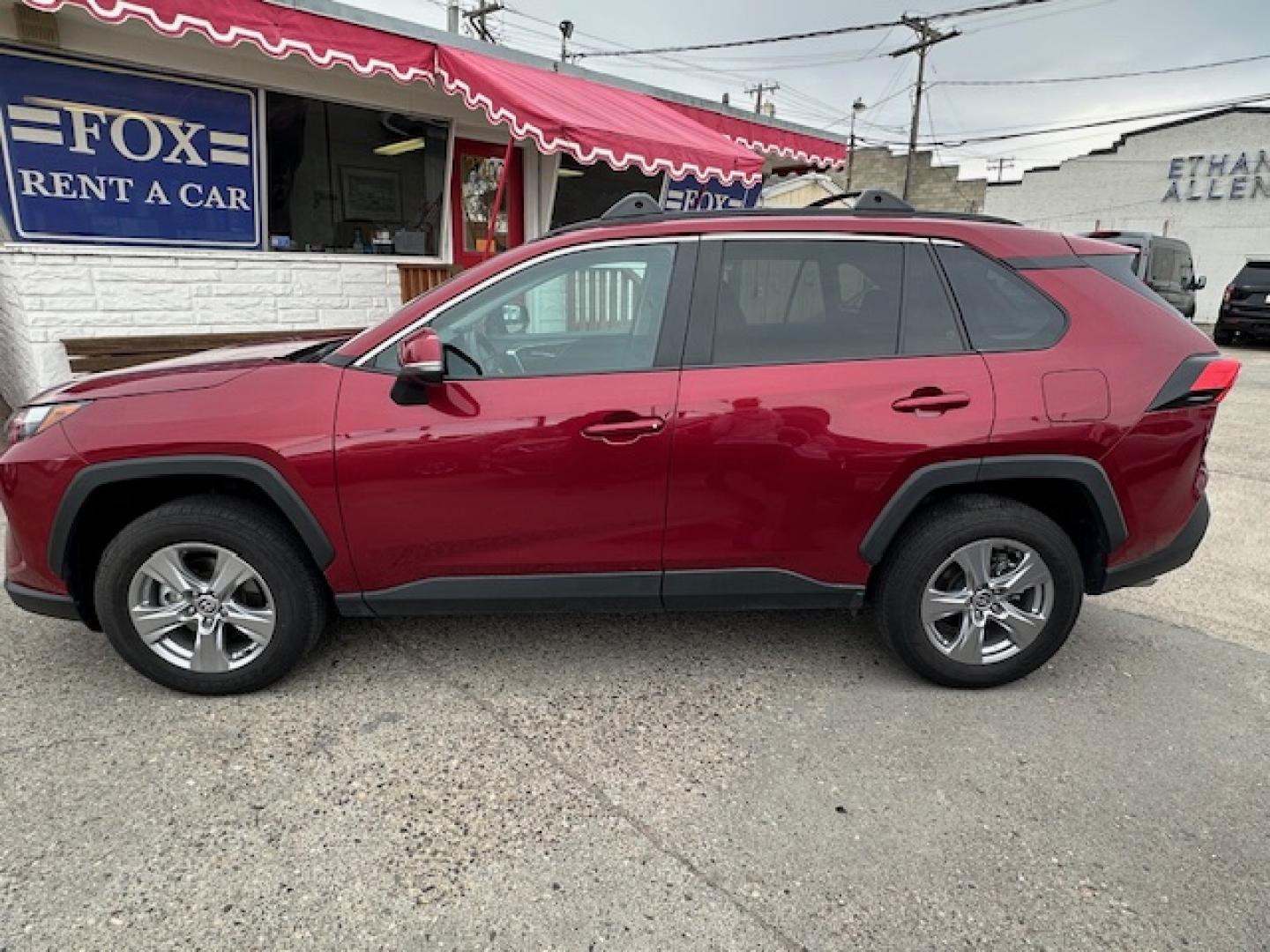 2022 Red /Gray Toyota RAV4 XLE AWD (2T3P1RFV6NW) with an 2.5L L4 DOHC 16V engine, 8A transmission, located at 3200 1st Avenue North, Billings, MT, 59101, (406) 245-9055, 45.779270, -108.510742 - One of Our All Wheel Drive SUVs Available for Rent or Purchase. XLE Package, Power Moonroof, Power Seat, Tilt Steering, Power Windows, Power Door Locks and Much More. All the Whistles and Bells. CarFax Dealer Auto Brokers of Montana/AA&A Auto Rental/Fox Car Rental Billings - Photo#7