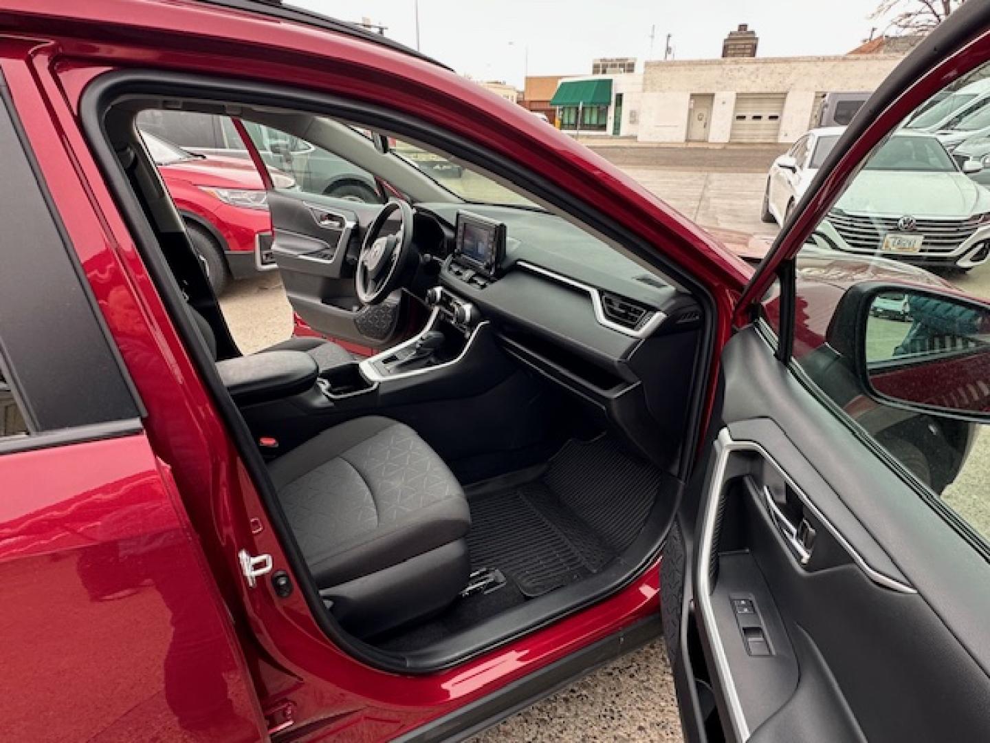 2022 Red /Gray Toyota RAV4 XLE AWD (2T3P1RFV6NW) with an 2.5L L4 DOHC 16V engine, 8A transmission, located at 3200 1st Avenue North, Billings, MT, 59101, (406) 245-9055, 45.779270, -108.510742 - One of Our All Wheel Drive SUVs Available for Rent or Purchase. XLE Package, Power Moonroof, Power Seat, Tilt Steering, Power Windows, Power Door Locks and Much More. All the Whistles and Bells. CarFax Dealer Auto Brokers of Montana/AA&A Auto Rental/Fox Car Rental Billings - Photo#12