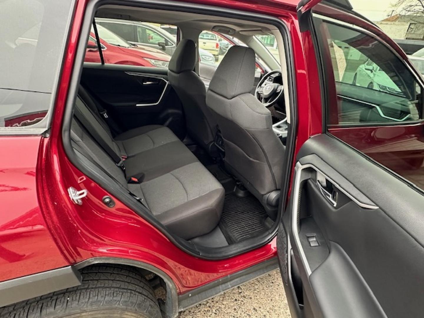 2022 Red /Gray Toyota RAV4 XLE AWD (2T3P1RFV6NW) with an 2.5L L4 DOHC 16V engine, 8A transmission, located at 3200 1st Avenue North, Billings, MT, 59101, (406) 245-9055, 45.779270, -108.510742 - One of Our All Wheel Drive SUVs Available for Rent or Purchase. XLE Package, Power Moonroof, Power Seat, Tilt Steering, Power Windows, Power Door Locks and Much More. All the Whistles and Bells. CarFax Dealer Auto Brokers of Montana/AA&A Auto Rental/Fox Car Rental Billings - Photo#13