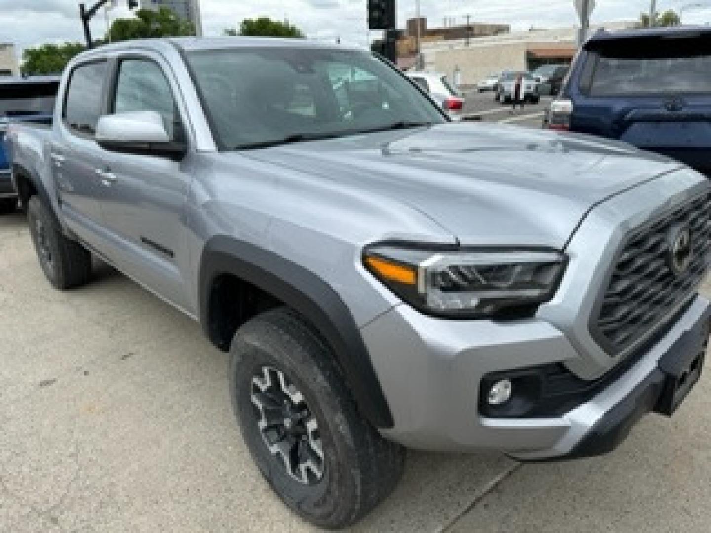 2020 SILVER Toyota Tacoma SR5 Double Cab Long Bed V6 6AT 4WD (3TMCZ5AN2LM) with an 3.5L V6 DOHC 24V engine, 6A transmission, located at 3200 1st Avenue North, Billings, MT, 59101, (406) 245-9055, 45.779270, -108.510742 - Super Sharp and Very Hard to Find! Low Mileage Tacoma 4 Door Long Box with TRD Package, Power Seat, Power Windows, Power Door Locks, Tow Package, Bed Liner and Only 17,500 Miles! Auto Brokers of Montana/AA&A Auto Rental/Fox Car Rental Billings - Photo#2