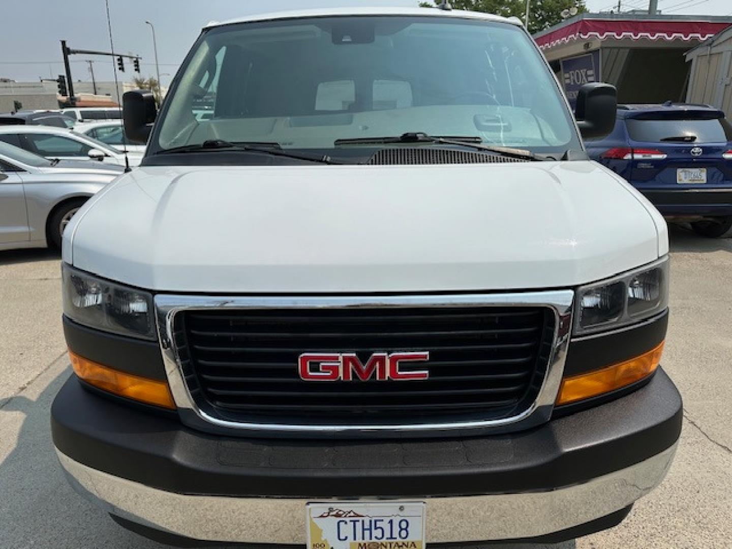 2020 /Gray Cloth GMC Savana LT 3500 Ext. (1GJZ7PFG1L1) with an 6.0L V8 OHV 16V FFV engine, 6A transmission, located at 3200 1st Avenue North, Billings, MT, 59101, (406) 245-9055, 45.779270, -108.510742 - Another of Our Off-Lease Rental Vans with Low Mileage. Power Windows, Power Door Locks, Tilt Steering Column, Cruise Control, Rear Heat and Air Conditioning, 6.0 Liter Engine, Extended Wheel Base, 12 passenger Package and Only 40,325 Miles! CarFax Dealer Auto Brokers of Montana/AA&A Auto Rental/F - Photo#1