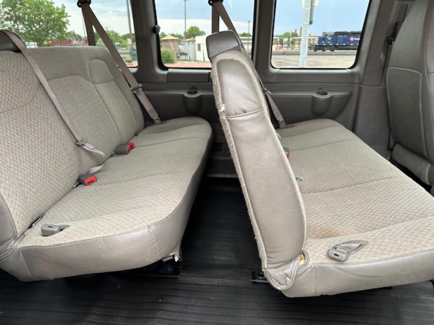 2020 White /Beige Cloth GMC Savana LT 3500 Ext. (1GJZ7PFG8L1) with an 6.0L V8 OHV 16V FFV engine, 6A transmission, located at 3200 1st Avenue North, Billings, MT, 59101, (406) 245-9055, 45.779270, -108.510742 - Super Hard to Find! One of Our 15 Passenger Vans that Just Came Off-Lease with Low Mileage, Power Windows, Power Door Locks, Rear Air Conditioning, Rear Heat, Tilt Steering Column, Cruise Control, Has a Tow Hitch, 6.0 Liter V8 and Only 47,000 Miles! CarFax Dealer. Auto Brokers of Montana/AA&A Aut - Photo#12