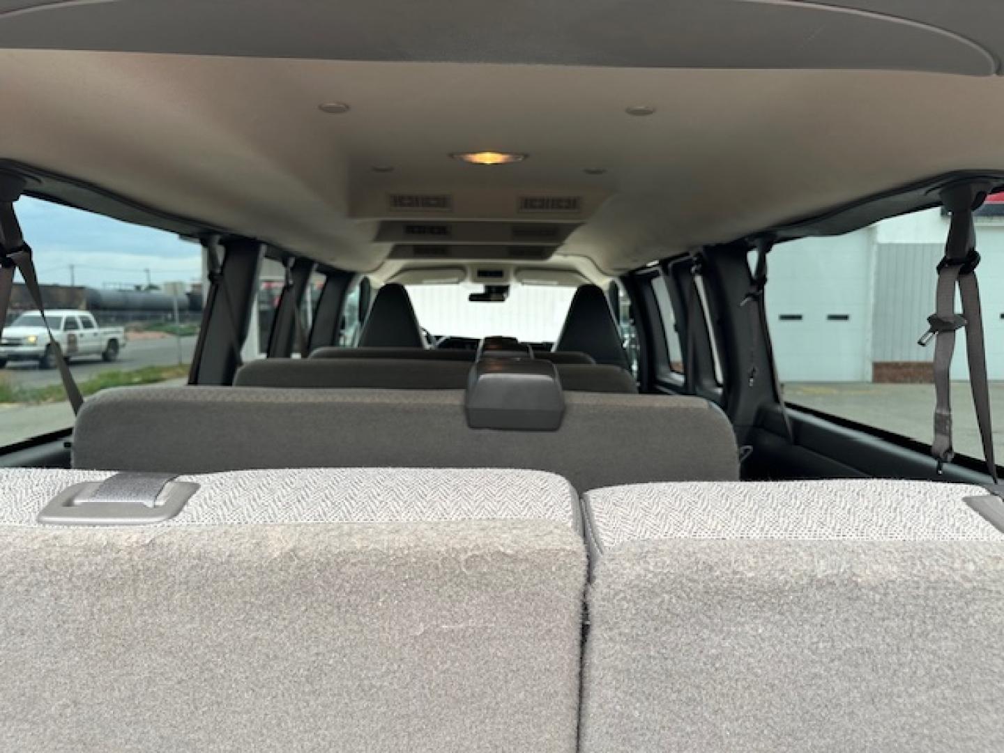 2020 White /Beige Cloth GMC Savana LT 3500 Ext. (1GJZ7PFG8L1) with an 6.0L V8 OHV 16V FFV engine, 6A transmission, located at 3200 1st Avenue North, Billings, MT, 59101, (406) 245-9055, 45.779270, -108.510742 - Super Hard to Find! One of Our 15 Passenger Vans that Just Came Off-Lease with Low Mileage, Power Windows, Power Door Locks, Rear Air Conditioning, Rear Heat, Tilt Steering Column, Cruise Control, Has a Tow Hitch, 6.0 Liter V8 and Only 47,000 Miles! CarFax Dealer. Auto Brokers of Montana/AA&A Aut - Photo#15