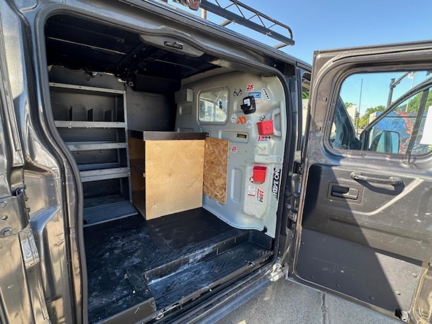 2016 Gray Ford Transit 150 Van Low Roof 60/40 Pass. 148-in. WB (1FTYE9ZM9GK) with an 3.7L V6 DOHC 24V engine, 6A transmission, located at 3200 1st Avenue North, Billings, MT, 59101, (406) 245-9055, 45.779270, -108.510742 - Local Trade-In with a Lot of Extras! Bulkhead, Air Conditioning, Automatic Transmission, Power Windows, Power Door Locks, Roof Equipment Rack, Tilt Steering Column, Tow Package, Wheels, Cruise Control, 148" Wheel Base and Great Price! CarFax Dealer. Auto Brokers of Montana/AA&A Auto Rental/Fox Ca - Photo#13