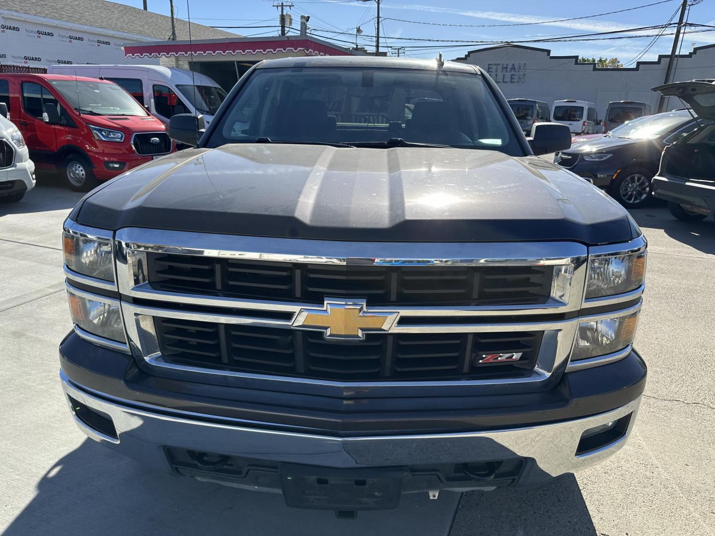 2014 Brown /Brown Chevrolet Silverado 1500 1LT Crew Cab 4WD (3GCUKREH0EG) with an 4.3L V6 OHV 12V engine, 6-Speed Automatic transmission, located at 3200 1st Avenue North, Billings, MT, 59101, (406) 245-9055, 45.779270, -108.510742 - Local 4X4 Fleet Vehicle with Good Miles, Regular Maintenance Intervals & Great Price! Power Windows, Power Door Locks, Remote Fob Entry, Bed Liner, Tonneau Cover, Tilt Steering Column, Automatic Transmission, Cruise Control, Running Boards and Much More. CarFax Dealer Auto Brokers of Montana/AA& - Photo#0