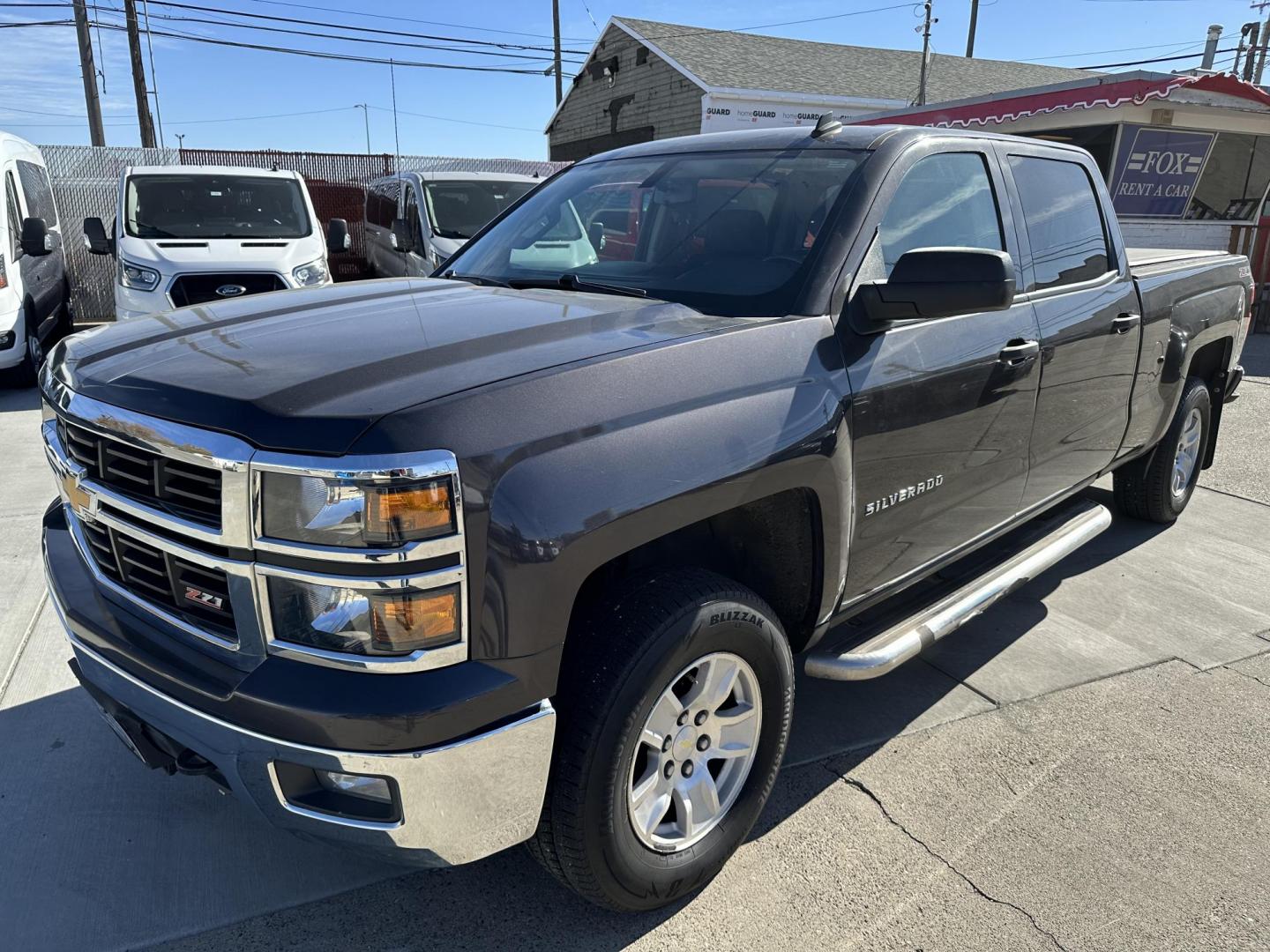 2014 Brown /Brown Chevrolet Silverado 1500 1LT Crew Cab 4WD (3GCUKREH0EG) with an 4.3L V6 OHV 12V engine, 6-Speed Automatic transmission, located at 3200 1st Avenue North, Billings, MT, 59101, (406) 245-9055, 45.779270, -108.510742 - Local 4X4 Fleet Vehicle with Good Miles, Regular Maintenance Intervals & Great Price! Power Windows, Power Door Locks, Remote Fob Entry, Bed Liner, Tonneau Cover, Tilt Steering Column, Automatic Transmission, Cruise Control, Running Boards and Much More. CarFax Dealer Auto Brokers of Montana/AA& - Photo#2