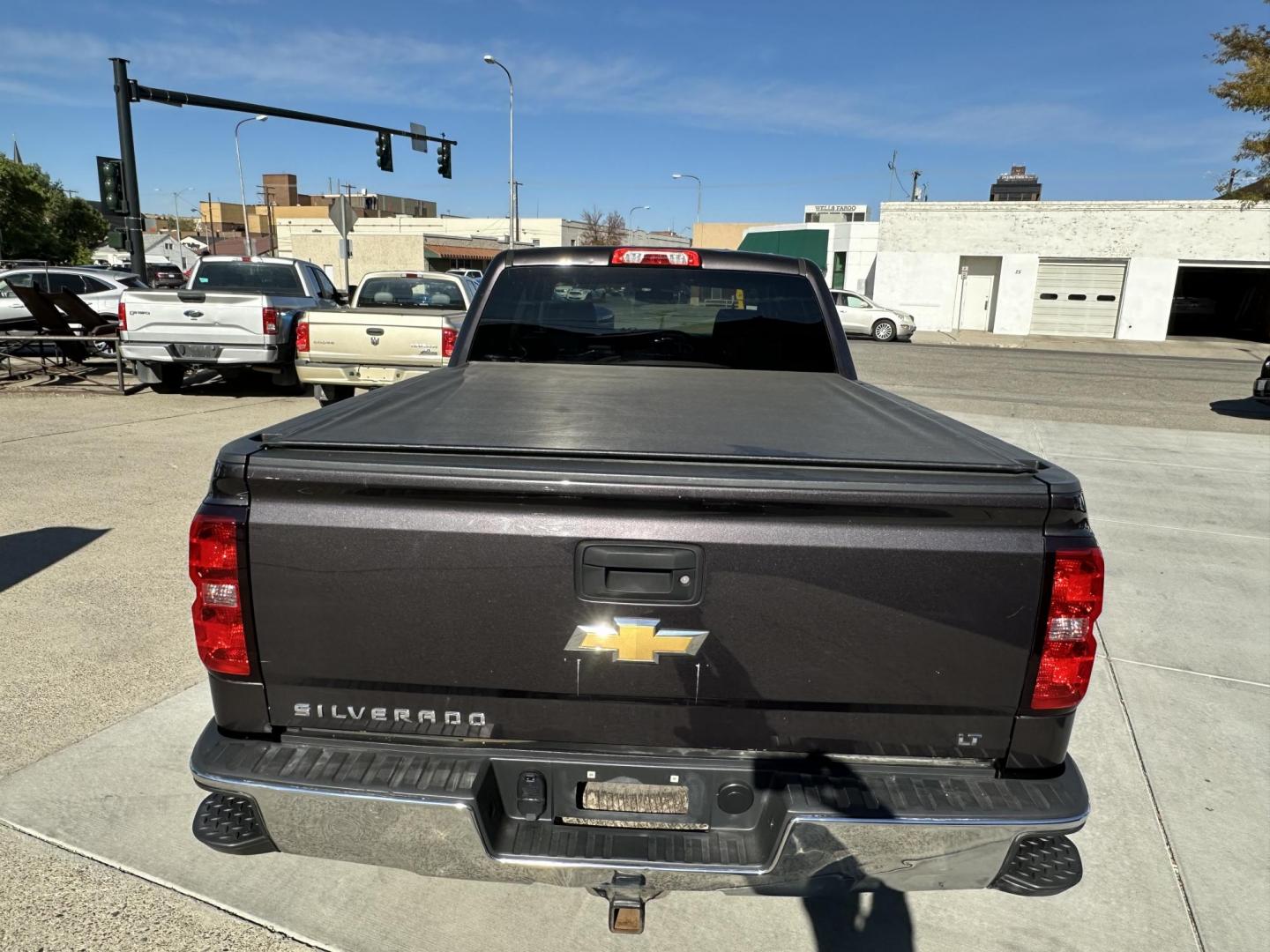 2014 Brown /Brown Chevrolet Silverado 1500 1LT Crew Cab 4WD (3GCUKREH0EG) with an 4.3L V6 OHV 12V engine, 6-Speed Automatic transmission, located at 3200 1st Avenue North, Billings, MT, 59101, (406) 245-9055, 45.779270, -108.510742 - Local 4X4 Fleet Vehicle with Good Miles, Regular Maintenance Intervals & Great Price! Power Windows, Power Door Locks, Remote Fob Entry, Bed Liner, Tonneau Cover, Tilt Steering Column, Automatic Transmission, Cruise Control, Running Boards and Much More. CarFax Dealer Auto Brokers of Montana/AA& - Photo#4