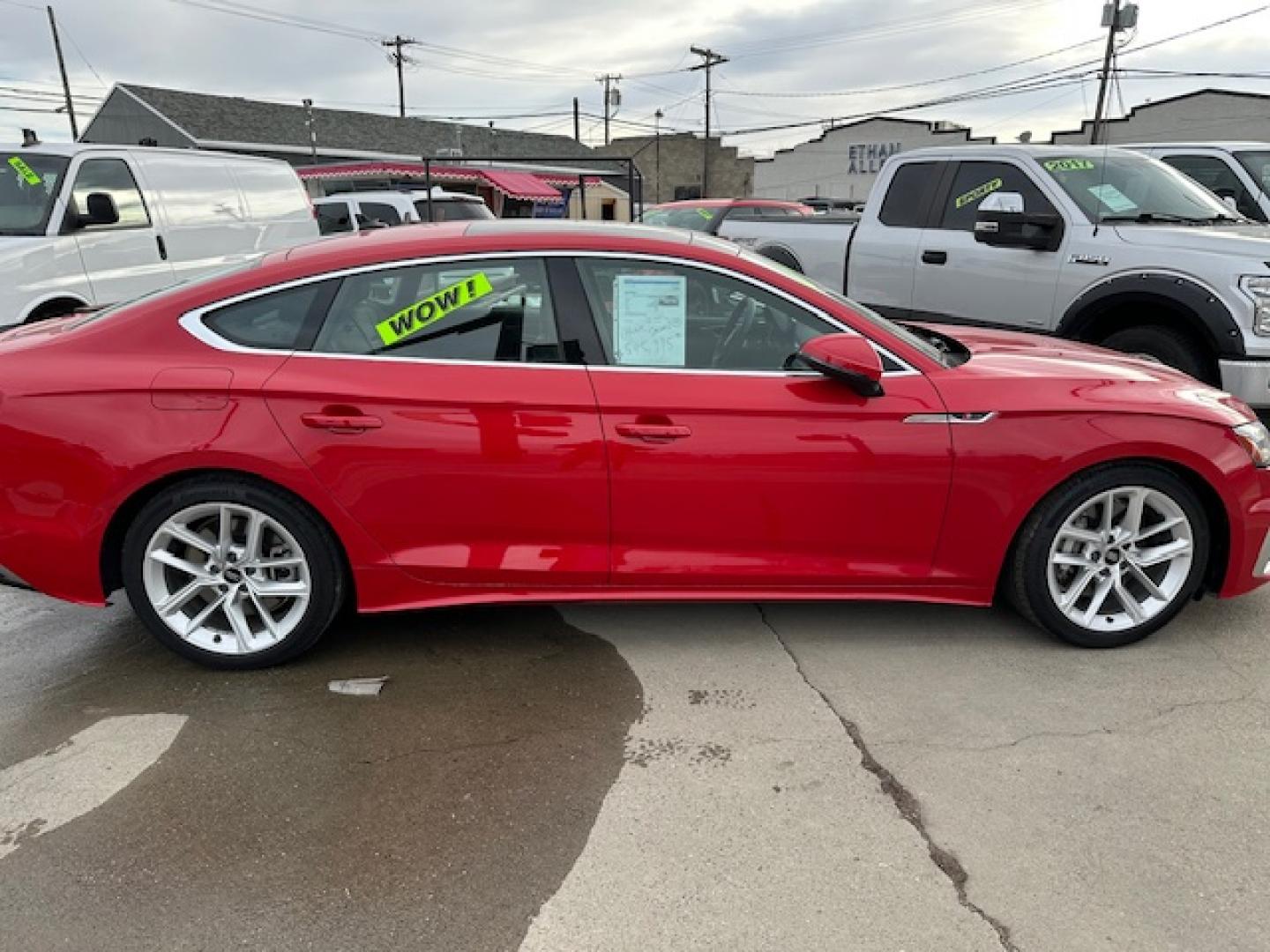 2024 Red /Black Leather Audi A5 Premium S line 45 TFSII quattro (WAUFACF54RA) with an 2.0L L4 DOHC 16V TURBO engine, 7A transmission, located at 3200 1st Avenue North, Billings, MT, 59101, (406) 245-9055, 45.779270, -108.510742 - Superb Transportation and Very Hard to Find! Audi 5 Hybrid, Premium Package, Panorama Roof, Quattro All Wheel Drive, Dual Power Seats, Lane Departure Warning, Large Backup Camera Screen, Power Windows, Power Door Locks, Premium Wheels, and Only 4,800 Miles! CarFax Dealer. Auto Brokers of Montana/ - Photo#3