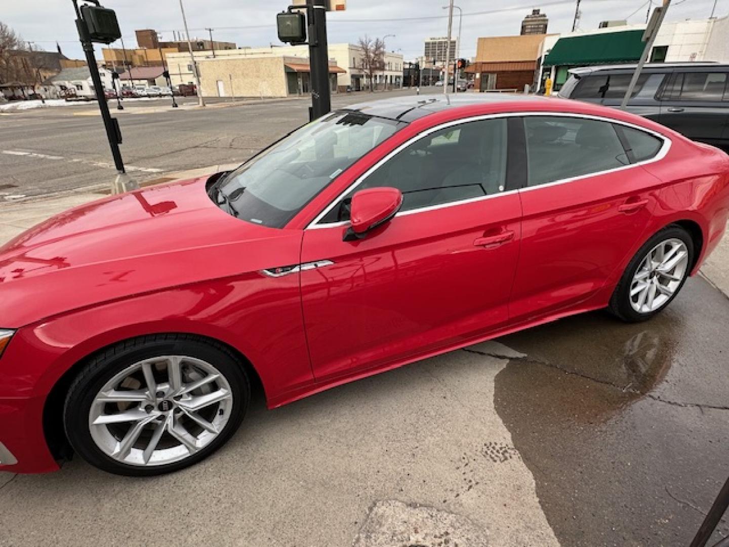 2024 Red /Black Leather Audi A5 Premium S line 45 TFSII quattro (WAUFACF54RA) with an 2.0L L4 DOHC 16V TURBO engine, 7A transmission, located at 3200 1st Avenue North, Billings, MT, 59101, (406) 245-9055, 45.779270, -108.510742 - Superb Transportation and Very Hard to Find! Audi 5 Hybrid, Premium Package, Panorama Roof, Quattro All Wheel Drive, Dual Power Seats, Lane Departure Warning, Large Backup Camera Screen, Power Windows, Power Door Locks, Premium Wheels, and Only 4,800 Miles! CarFax Dealer. Auto Brokers of Montana/ - Photo#7