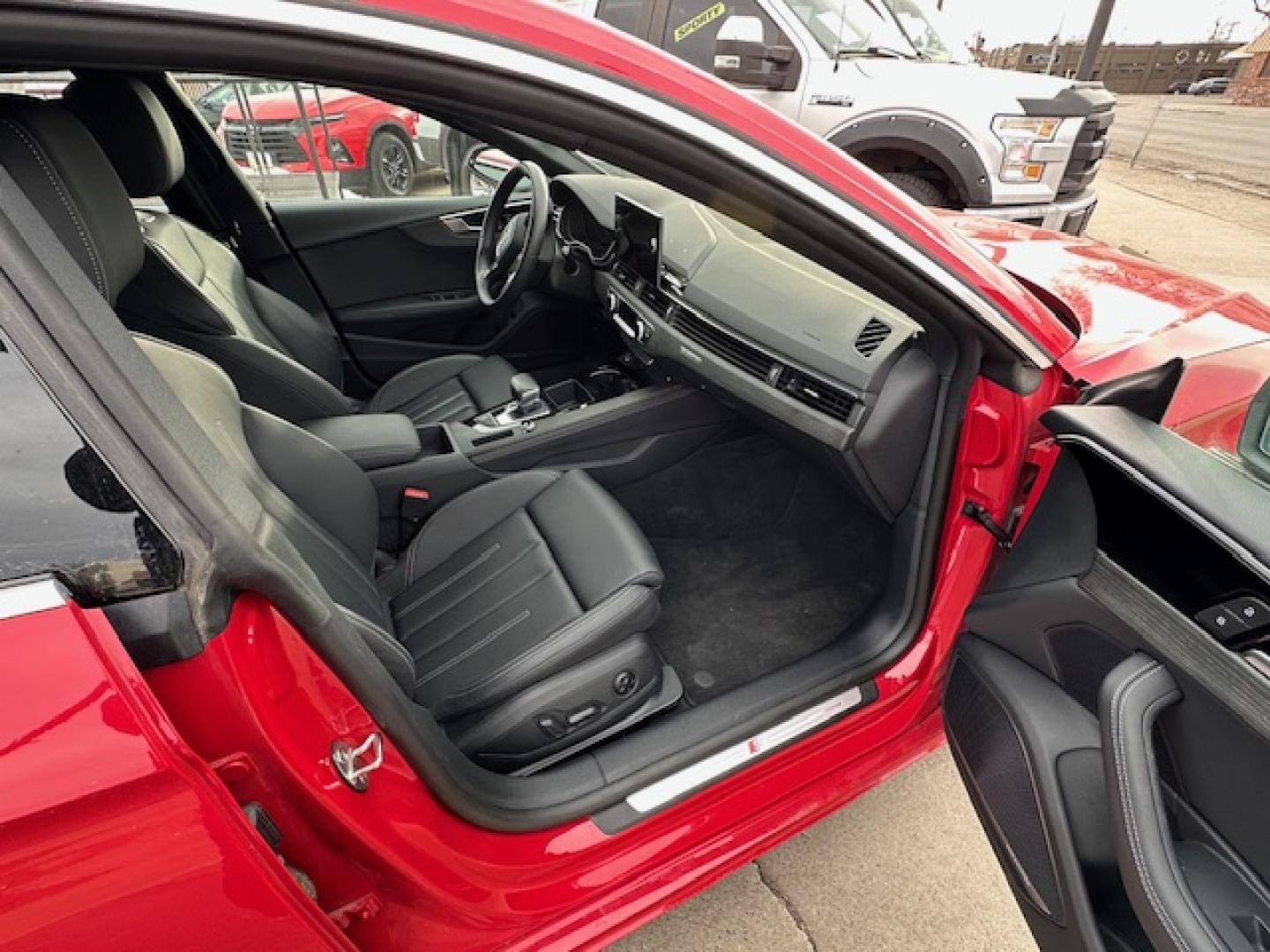 2024 Red /Black Leather Audi A5 Premium S line 45 TFSII quattro (WAUFACF54RA) with an 2.0L L4 DOHC 16V TURBO engine, 7A transmission, located at 3200 1st Avenue North, Billings, MT, 59101, (406) 245-9055, 45.779270, -108.510742 - Superb Transportation and Very Hard to Find! Audi 5 Hybrid, Premium Package, Panorama Roof, Quattro All Wheel Drive, Dual Power Seats, Lane Departure Warning, Large Backup Camera Screen, Power Windows, Power Door Locks, Premium Wheels, and Only 4,800 Miles! CarFax Dealer. Auto Brokers of Montana/ - Photo#12