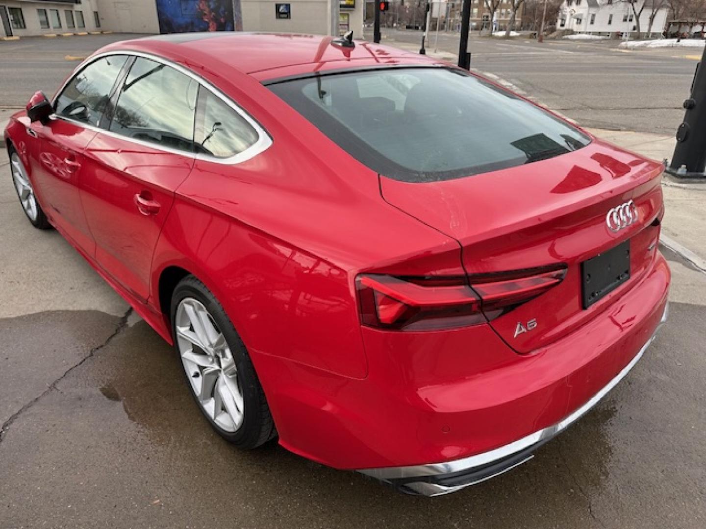 2024 Red /Black Leather Audi A5 Premium S line 45 TFSII quattro (WAUFACF54RA) with an 2.0L L4 DOHC 16V TURBO engine, 7A transmission, located at 3200 1st Avenue North, Billings, MT, 59101, (406) 245-9055, 45.779270, -108.510742 - Superb Transportation and Very Hard to Find! Audi 5 Hybrid, Premium Package, Panorama Roof, Quattro All Wheel Drive, Dual Power Seats, Lane Departure Warning, Large Backup Camera Screen, Power Windows, Power Door Locks, Premium Wheels, and Only 4,800 Miles! CarFax Dealer. Auto Brokers of Montana/ - Photo#6